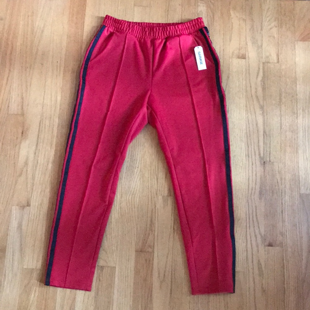 High Waist Skinny Track Pants
